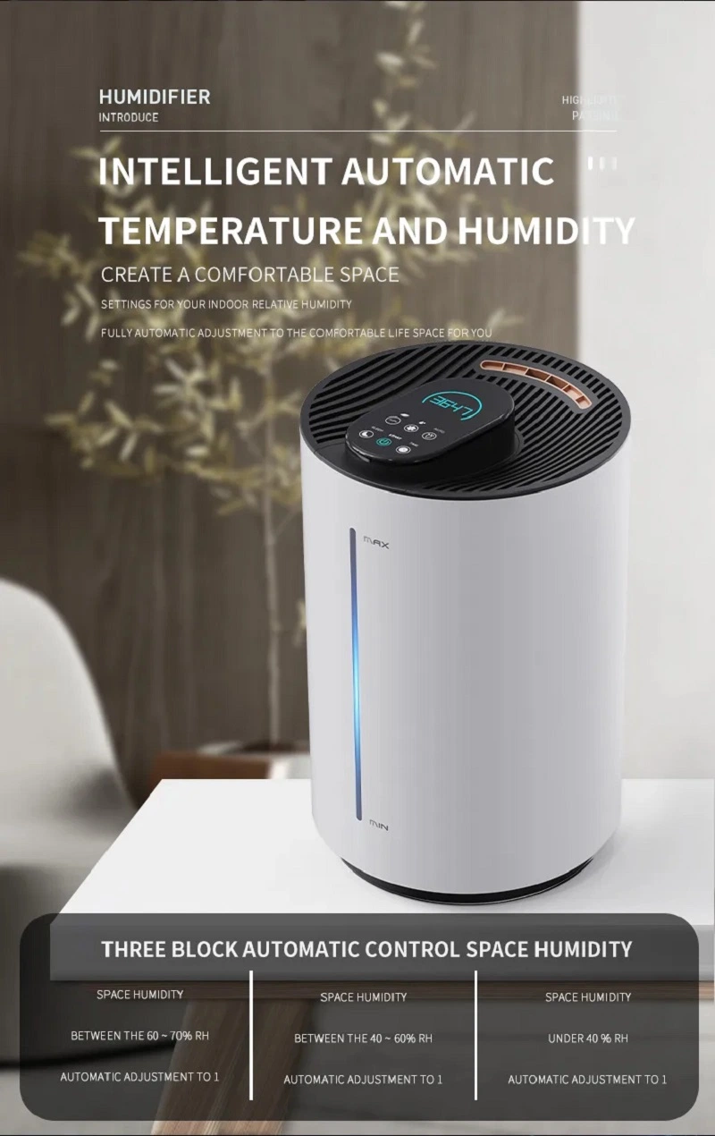 5.5L Anion Air Purifier Ultrasonic Warm Cool Mist Humidifiers Hypochorous Acid Generator