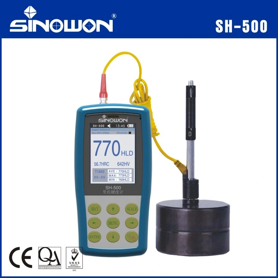 Color Screen Ultrasonic Leeb Portable Hardness Testing Machine